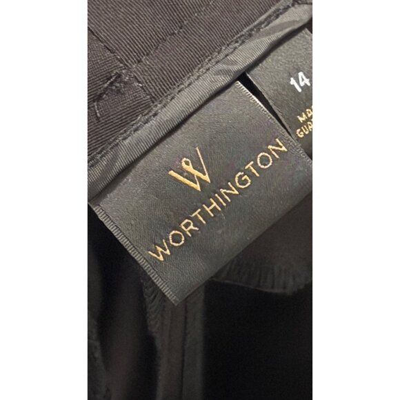Worthington Perfect Black Dress Pants Sz 14 Straight Leg. NWT - Picture 8 of 12